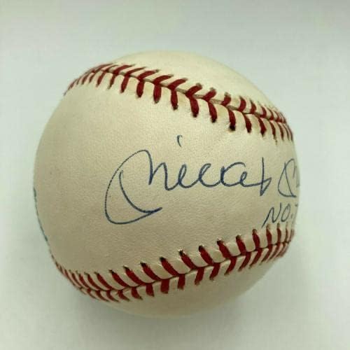 Mickey Mantle br. 7 potpisana američka liga bejzbol JSA ocjena 9 - autogramirani bejzbol