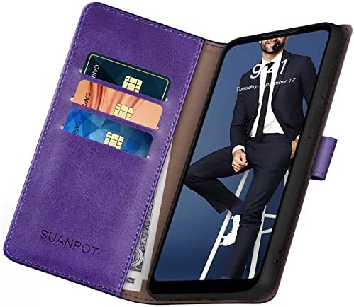 SUANPOT za Moto Edge 2022 5G torbicu za novčanik sa RFID blokiranim držačem kreditne kartice,Flip Book PU kožna Zaštitna navlaka za