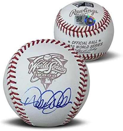 Derek Jeter Autographing 2000 Svjetska serija potpisala je bejzbol fanatic autentična COA - autogramirani bejzbol