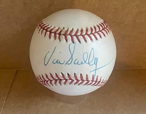 Vin Scully Dodgers Hofer potpisao je autogramiranog vintage n.l. Baseballbeckett Loa