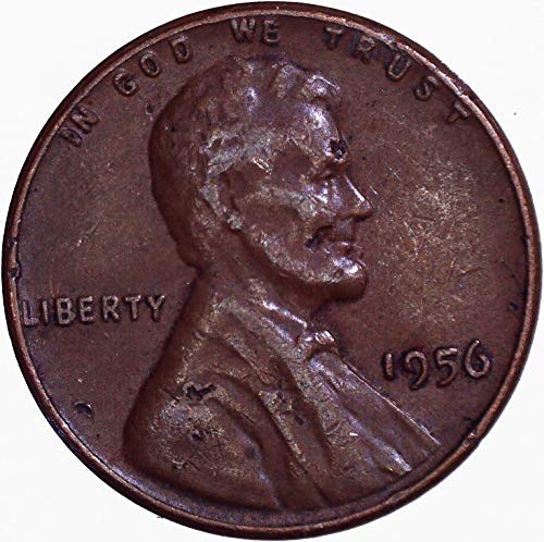 1956 Lincoln pšenica Cent 1c vrlo dobro