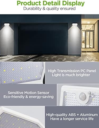 InnoGear solarne oluke Vanjska vodootporna, 29 LED solarna svjetla sa 4 načina osvjetljenja solarna Vanjska svjetla bežična sa montažnim