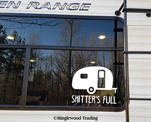 Minglewood Trading Shiter's puni vinil naljepnica - Camper RV putni prikolica 5. kotača Kampiranje - Die Cut Decal