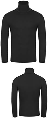 ZDFER muški duks pulover, majice s dugim rukavima Stretch Slim Fit Towning Top džemper za muškarce Povratak na školske košulje Trenk