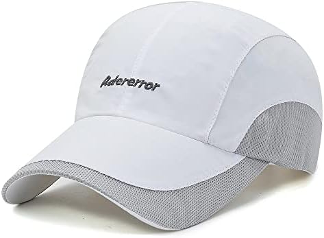 Croogo Mesh Baseball Cap UPF50 + Brzo suho sportski sportski šešir prozračan ultra tanka sunčeva kapa za pokretanje biciklizma za