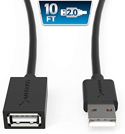Sabrent 4-port USB 2.0 HUb + 22AWG 10 stopa USB 2.0 produžni kabel