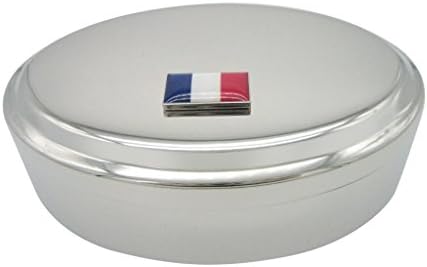 France Flag Privjesak Ovalna sitnica nakita