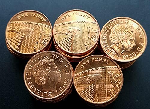 Kolekciona kolekcija kovanica, Velika Britanija 1 Penny, Mali kovanica Shield verzija kolekcionarnog kovanica Coincoin