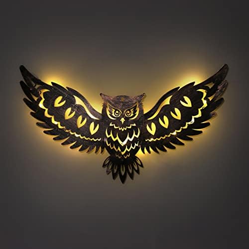 DIINOR solarna zidna svjetla Owl viseća solarna svjetla Vanjska metalna solarna Bašta svjetla trijem Dvorište Dvorište dekorativno