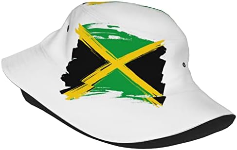 Šešir kašike za zastave Jamaica za muške žene Ljetni šešir za sunčanje apstraktno ribarsko kapa na otvorenom putovanja sunčane kape