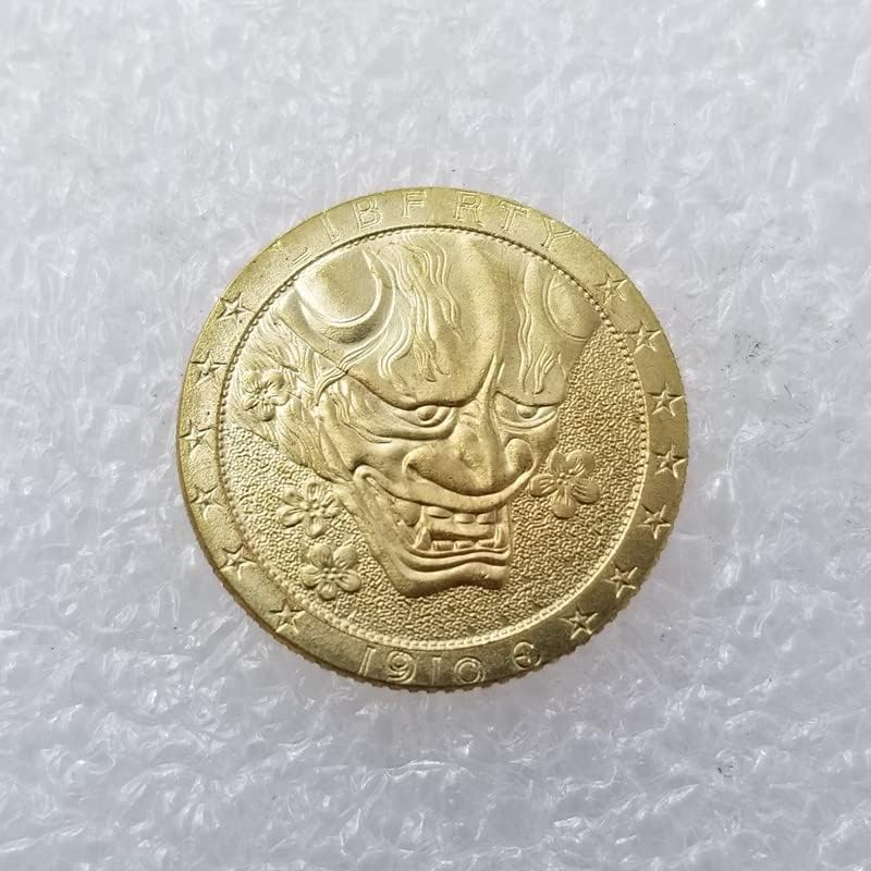 Starinski zanati Hobo Nickel 1910 5 Indijski poluočeni orao Reprodukcija kovanica Komemorativni novčić 321-1