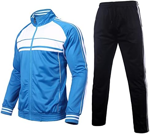 Wearlink muške trenerke puni zip atletički jogging odijelo duksere se postavljaju casual udobne jakne i hlače 2 komada odjeća