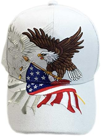 Patriotska američka zastava crvena bijela plava zvijezda Flying Birds bejzbol kapa šešir USA 3d vez zaštita od sunca