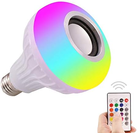 BSOD LED RGB+Bijela sijalica Smart Bluetooth Muzika Audio zvučnik promjena boje lampa tuš glava sa daljinskim za dnevni boravak kupatilo