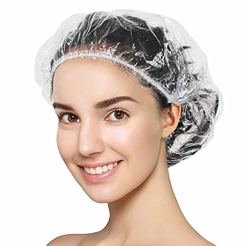 Dukalna plastična kape za kosu pakovanje od 200 plastičnih kapta za tuširanje vodootporno kapu za tuširanje za jednokratnu upotrebu