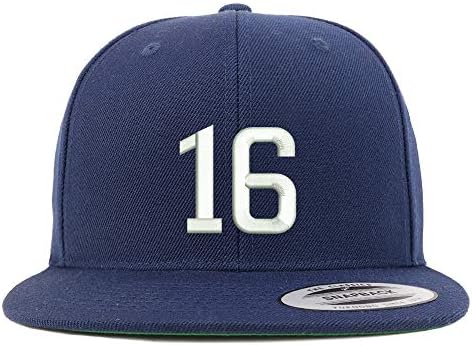 Trendy Odjećarnica Broj 16 vezeni snapback Flatbill bejzbol kapa