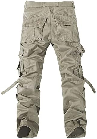 MENS CASETEL PLANED MULTI patentni džepovi na srednjim strukom Čvrsto labave pantalone Teretne hlače Muške gaće za divlje terete