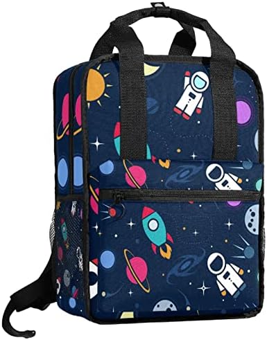 Tbouobt putni ruksak lagani laptop Ležerni ruksak za žene Muškarci, Univerzum Space Cartoon Planet