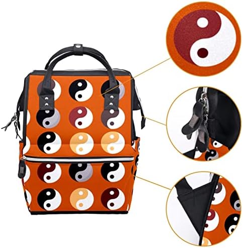Guerotkr putni ruksak, vrećice za pelene, ruksak pelena, organski tračevi yin yang