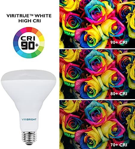 Viribright rasvjeta BR30 LED sijalica, 8.5 W=65W, 2700k meka Bijela, 800 lumena, E26 baza, zatamnjiva, unutrašnja poplavna lampa za