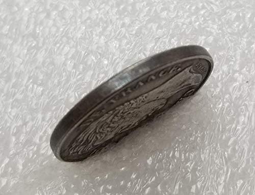 Francuski 1828. omiljeni novčić, srebrni prigodni novčić sa zaštitnim poklopcem, neotkrivena istorija novčića