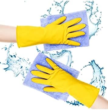 Rukavice od lateksa 1 par zaštitnih rukavica za višekratnu upotrebu,za čišćenje kuhinje,rad,farbanje,Baštovanstvo, kućne ljubimce