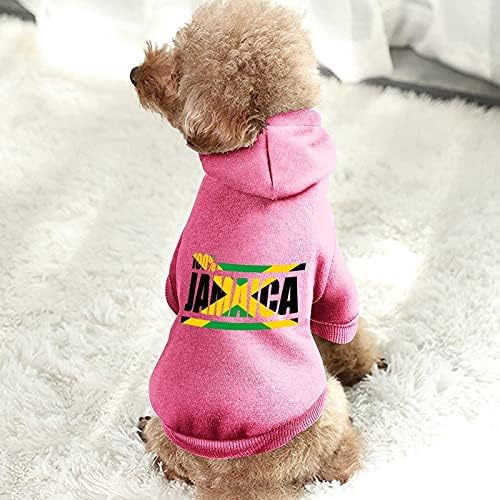 Funnystar Pride Jamajka Štampani psi s kapuljačom s kapuljačom kombinezon mačja pulover kućnog ljubimca odeća slatka