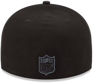 NFL New York Jets crna & amp; siva Osnovni 5950 opremljen kapa