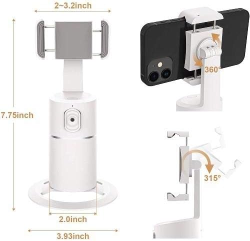Boxwave Stalak i nosač za blackview A90 - PivotTrack360 Selfie stalak, praćenje lica za praćenje lica nosač za brtvljenje A90 - zimska