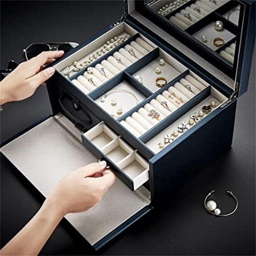QUUL princeza kutija za odlaganje nakita u evropskom stilu sa bravom kutija za nakit velikog kapaciteta
