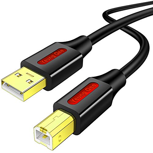 Kabl za štampač 3 FT, USB kabl za štampač velike brzine USB 2.0 A muški za tip B muški skener za štampač kabl za kabl kompatibilan