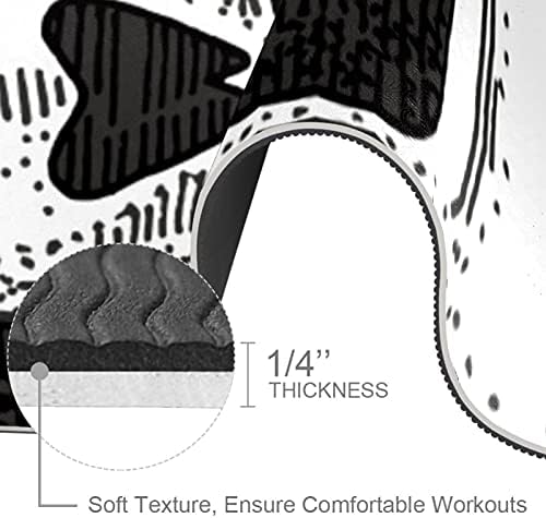 Siebzeh Crna Punk ruku izvući lobanje Premium debeli Yoga Mat Eco Friendly gumene zdravlje & amp; fitnes non Slip Mat za sve vrste