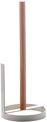 Tjlmz držač salveta - držač papirnih ubrusa za drvo za radnu ploču za kuhinju, prirodne boje, vertikalni držač tkiva