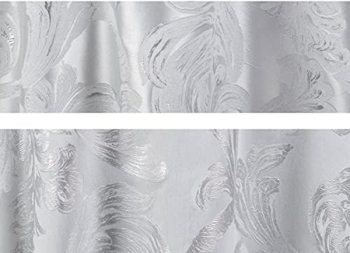Metalna Aurora tkanina- poliester - materijal vrhunskog kvaliteta - dekorativna tkanina-116 široka x 25 metara duga-Bijela