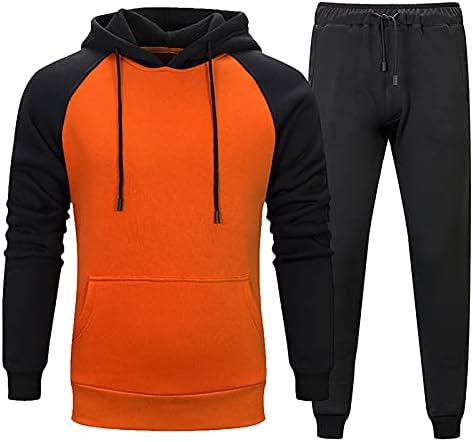 Jogging odijela za muškarce -Menove dvodijelne dukseve pulover kapuljača teretane teretane Yoga duge hlače za trenerke set sportske
