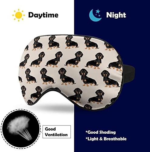 Weiner pas pet Psi maska za spavanje meka povez za oči prenosiva maska za oči sa podesivim remenom za muškarce i žene