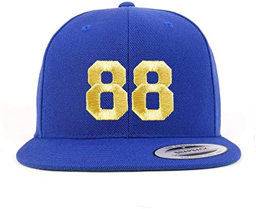 Moderna Prodavnica Odjeće Broj 88 Zlatna Nit Sa Ravnim Novčanicama Snapback Bejzbol Kapa