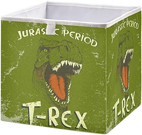 Vissunny orketi Vintage Jurassic Dinosaur za skladištenje životinja Ormar Tkaninske košare za organizovanje polica Sklopivi spremište kante za odjeću, igračke, toaletni prostor za bebe, uredska opskrba