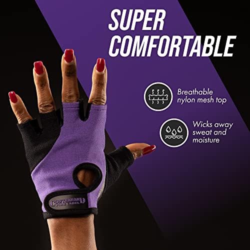 Krijumčarene Pink Label 5057 klasične rukavice za dizanje tegova za žene | rukavice za vježbanje za žene sa kožnim dlanovima/ teretane