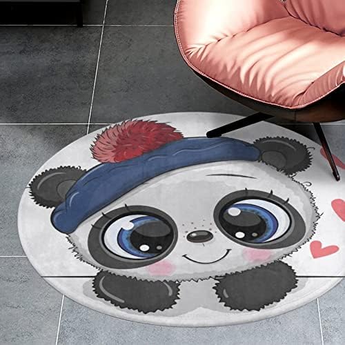 Cute Panda mekane prostirke za dnevne sobe Rugs Rassery Girls Carpes Kućni dekori za dnevnu sobu Rug za pranje za spavaću sobu TEEN