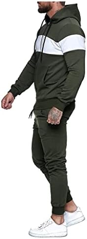 Fit s muškim jesenjim spajanjem patentnih zatvarača tiskane duksere Top hlače postavlja sportsko odijelo za trenerke za trenerke i
