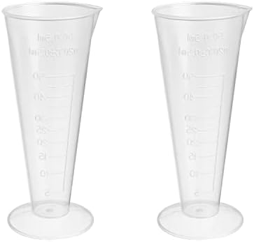 Othmro mjerna čaša Plastična Graduirana čaša prozirna za laboratorijske kuhinjske tečnosti 50ml 8kom