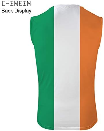 Chinein Muška Basic Solid Conplent Top Jersey Casual Majice Boys Irska zastava