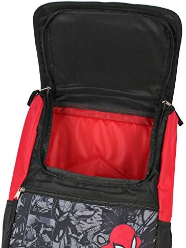 Marvel Spiderman ruksak prednji preklopni pretinac putni ruksak za Laptop sa 3D oblikovanim Marvelovim logotipom