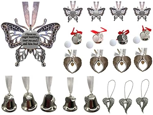 Božić ukrasi Angel Wing Memorial Ornament zvona spomen Ornament jedan personalizovati komad moje srce