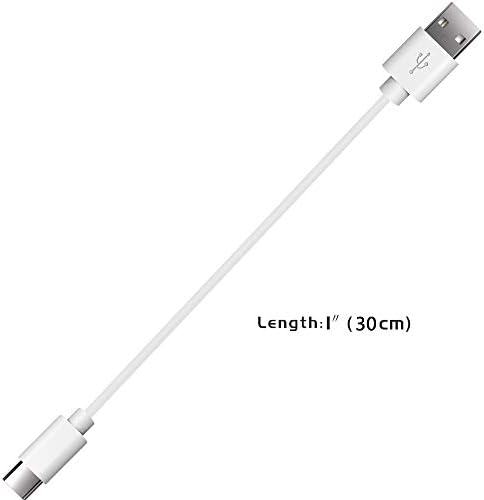 GEIKRIA TIP-C slušalice kratki punjač kabel, kompatibilan sa Sony Wh-1000xM5 1000xm4 1000xm3 XB910N CH710N WF-C500 punjač, ​​USB-a
