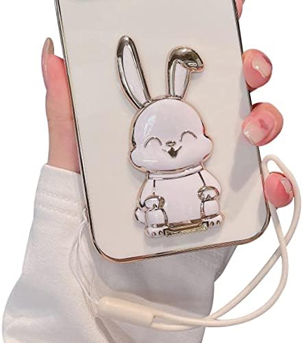 Bunny Nosač telefona 1 kom sklopivi držač telefona za zeko, Slatki zečji štand, prijenosni izvlačenje i sklopivi dizajn Universal