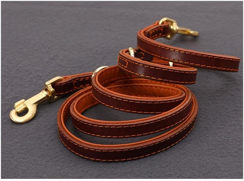 XWWDP ogrlice za pse, dvostruki lanac ogrlice, kratki i veliki, izrađeni od olovnog konopa, za hodanje, trčanje, kućni ljubimci