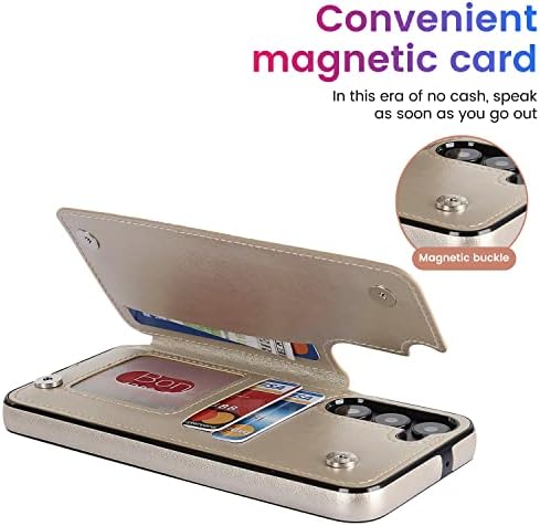 ALASHENG dizajniran za Samsung Galaxy S23 novčanik slučaj, Samsung S23 kartica držač slučaj sa džepovima natrag poklopac Flip,PU Koža
