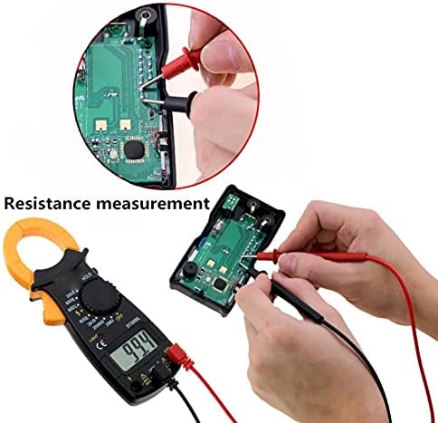 WDBBY digitalni multimetar testeri za ispitivanje kondenzatora biti istinski tranzistor tester 2-znamenkasti LCD mjerač alata za prikaz